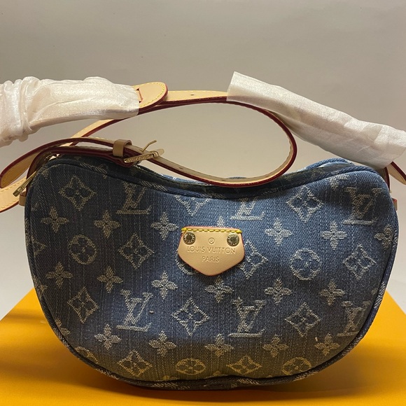 Blue Denim Monogram Women's Bag - Picture 1 of 5